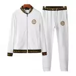 survetement versace collection casual cotton white medusa